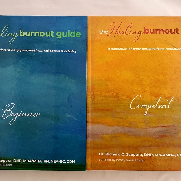 Healing burnout guide books, two hardcover, brand new, first in a series of 4. - Picture 1 of 5